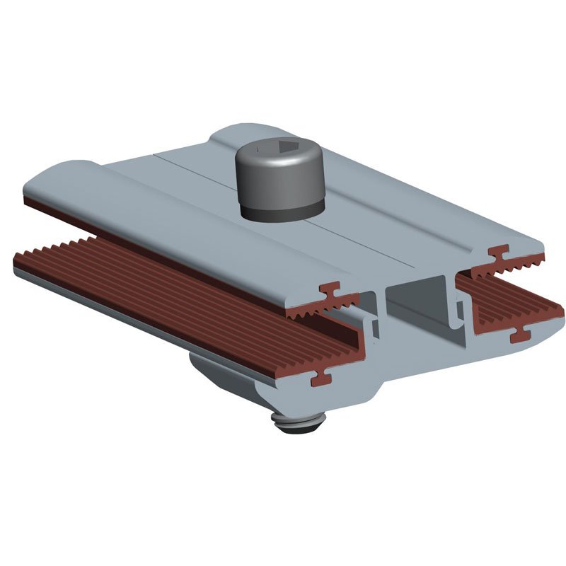1 frameless solar panel mid clamp 10