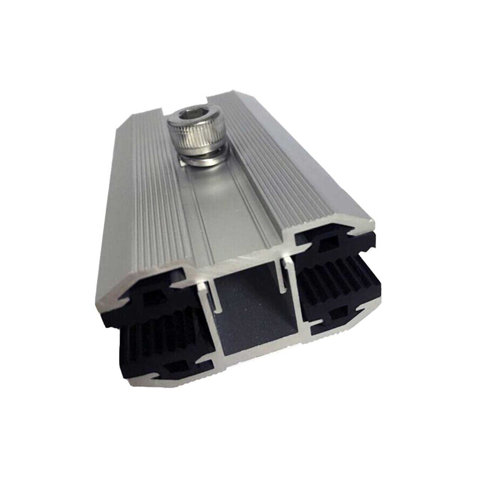 1 frameless solar panel mid clamp 4