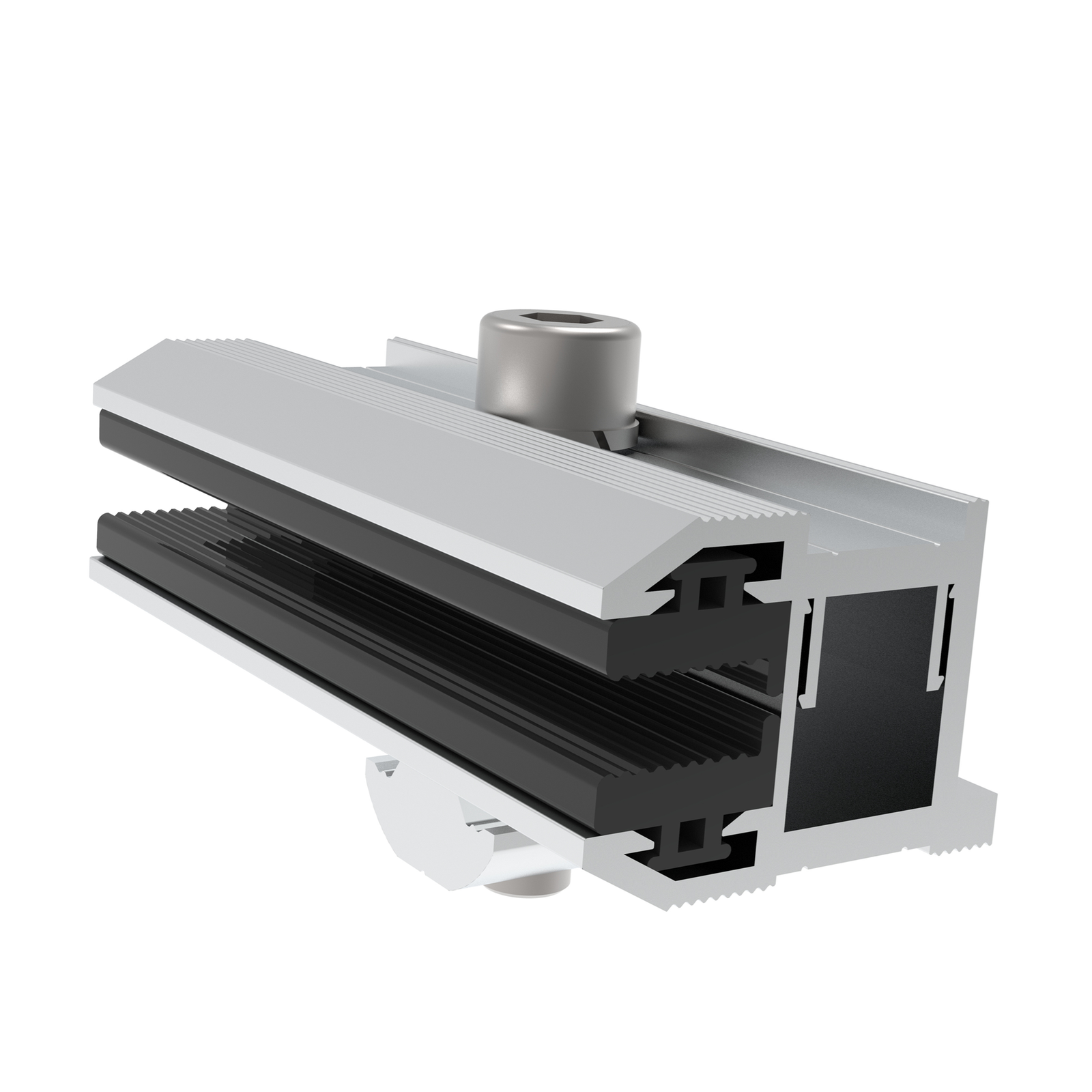 Frameless Solar Panel End Clamp 4