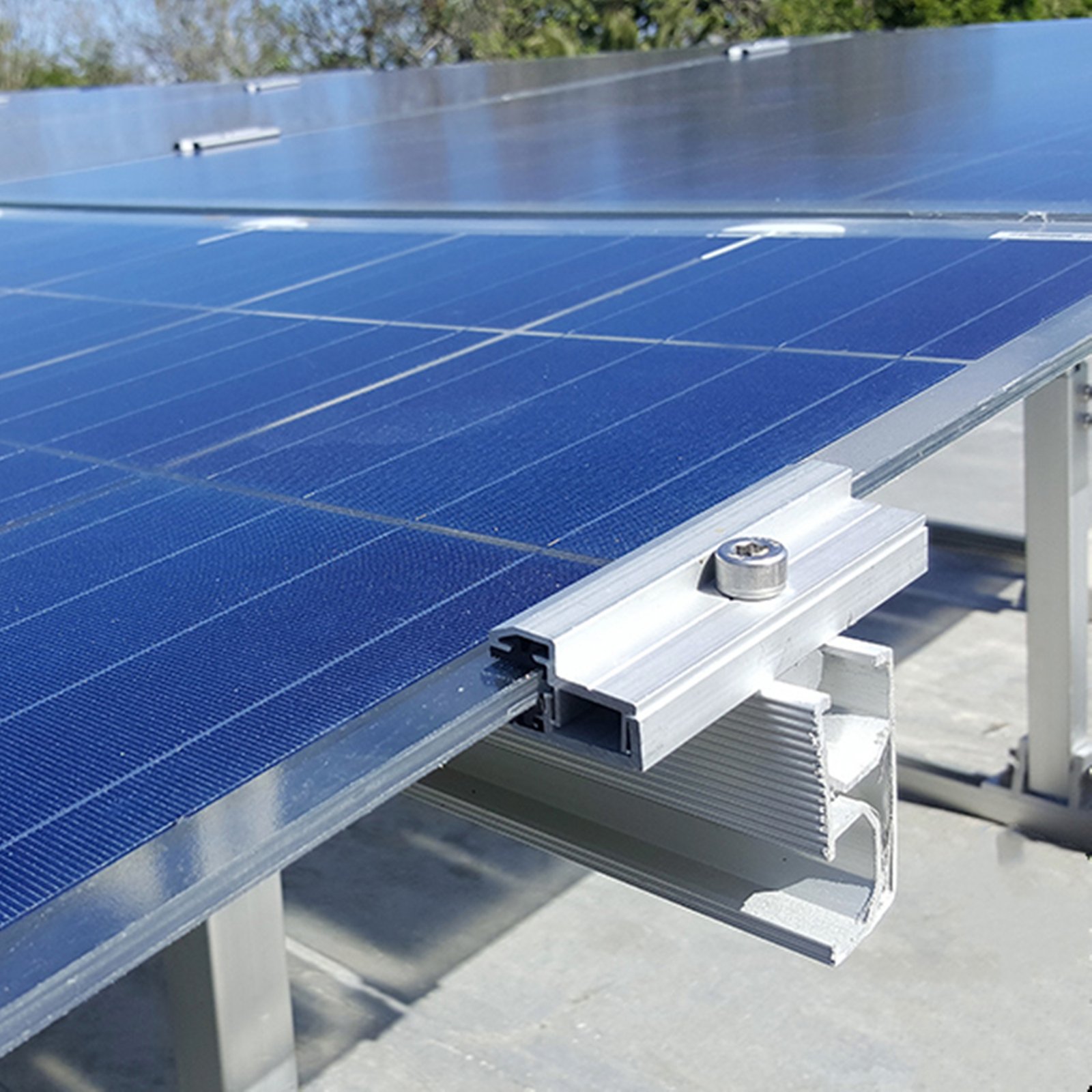 Frameless Solar Panel End Clamp 6