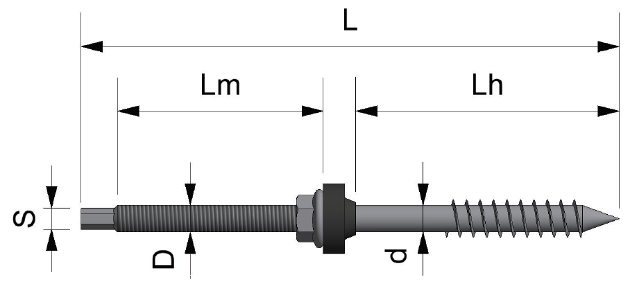 1 solar hanger bolts for pv mounting 5