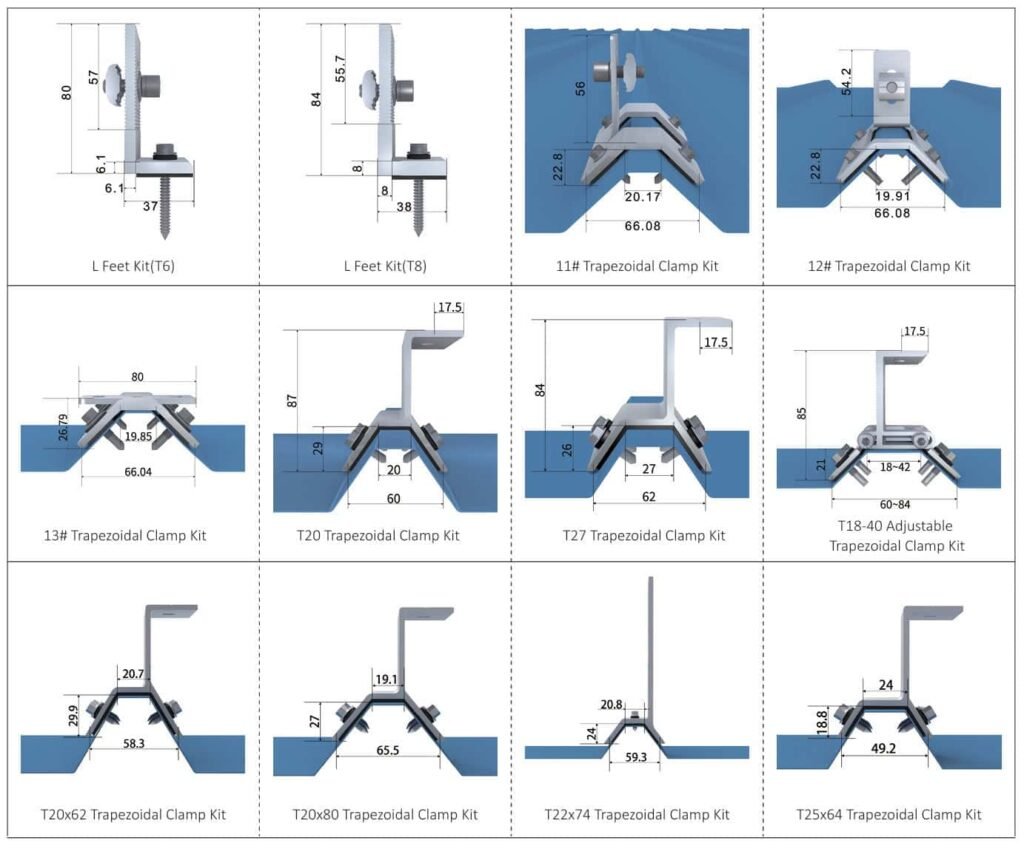 1 trapezoidal metal roof clamp 5