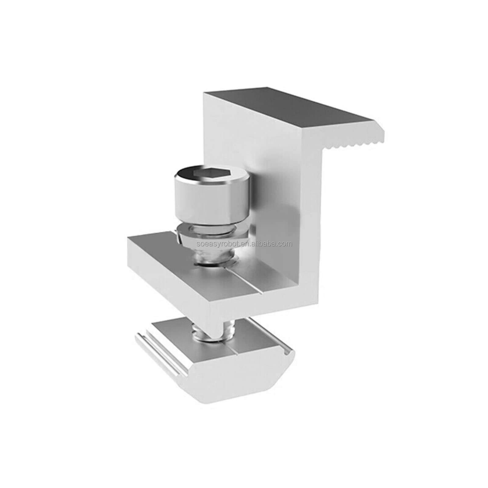 Mid Clamp for Solar Panel Mounting Rail end clamp for solar panel